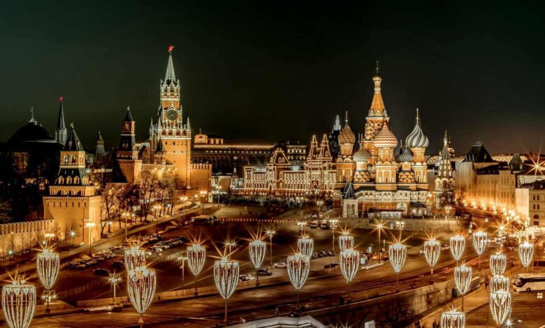 moscow at night